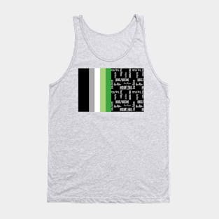 Aromantic, He/Him Pronouns - Identity Pride Tank Top